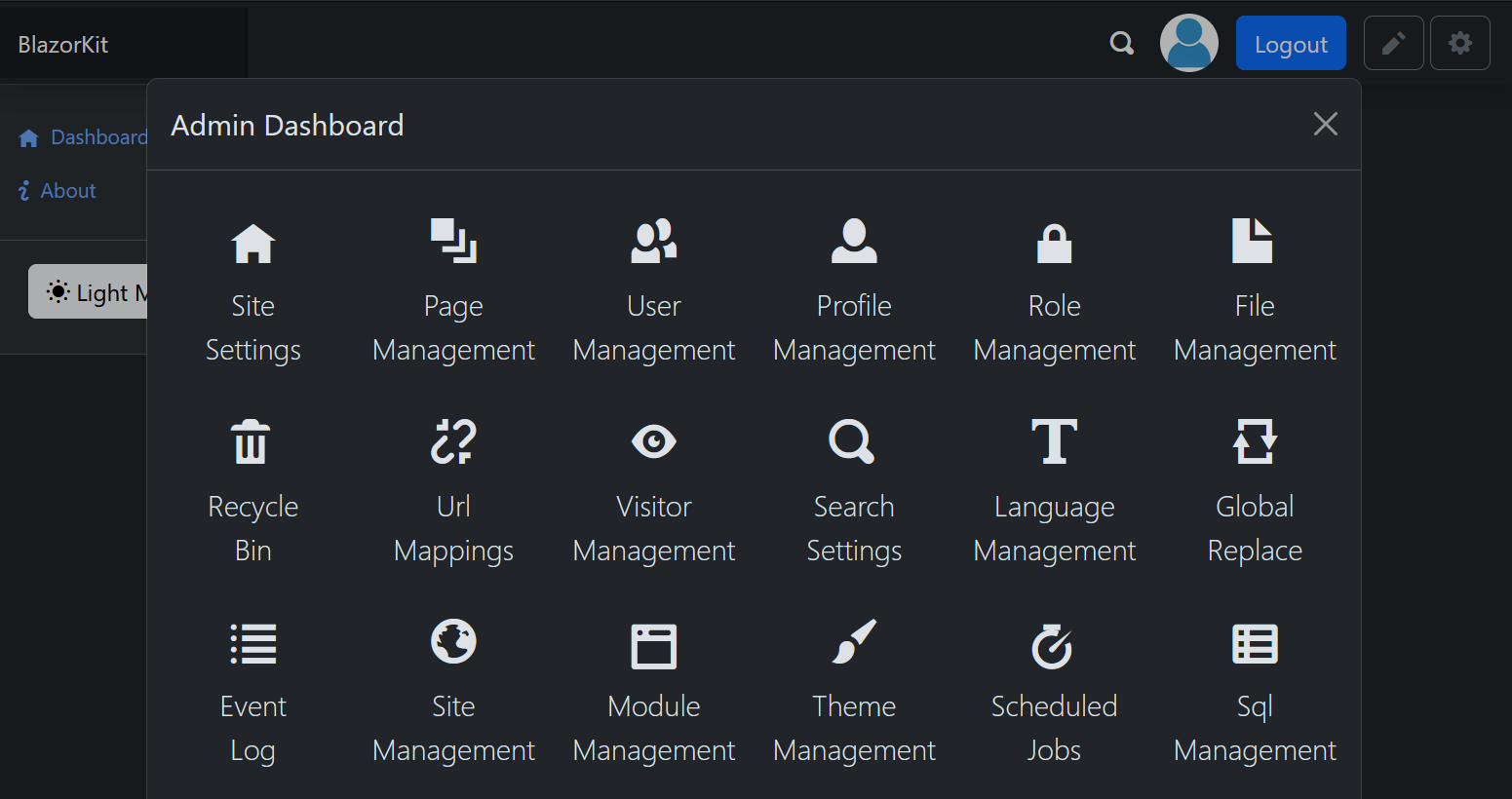 Admin Dashboard